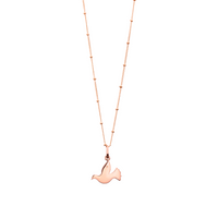 Rose Gold Bobble Chain Necklace