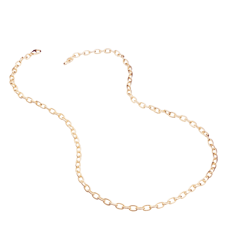 Gold Chunky Cable Chain Necklace