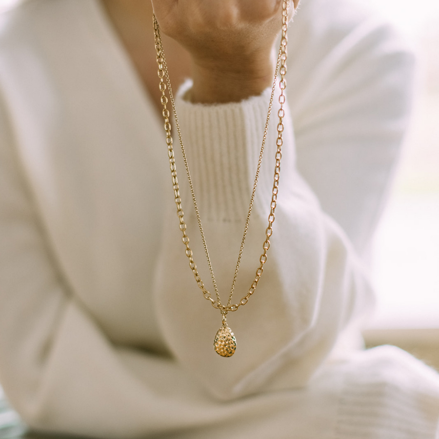 Silver Chunky Cable Chain Necklace