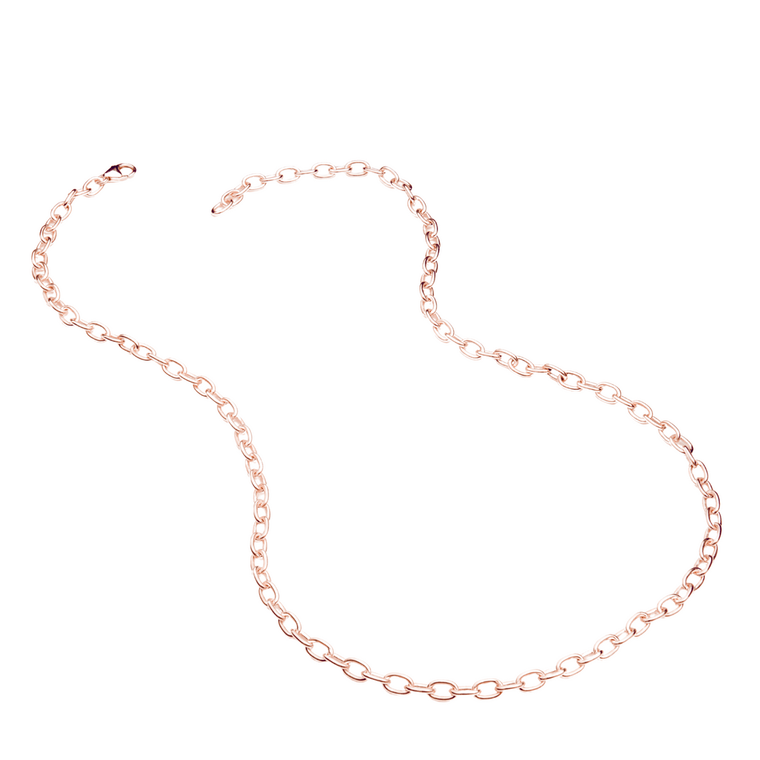 Rose Gold Chunky Cable Chain Necklace