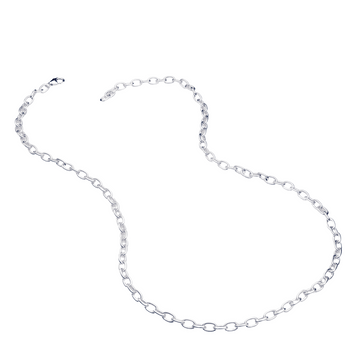 Silver Chunky Cable Chain Necklace