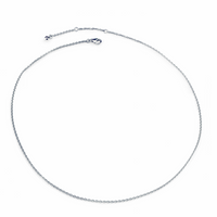 Silver Thick Cable Chain Necklace