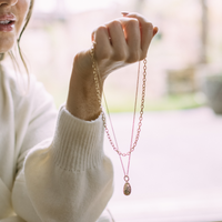 Rose Gold Thick Cable Chain Necklace