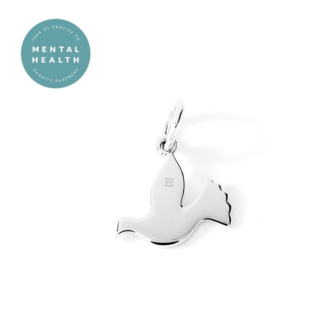 Sterling Silver Dove Popon