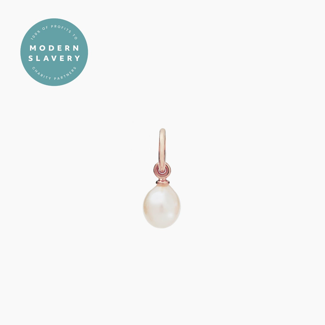 Freedom Rose Gold Pearl Popon