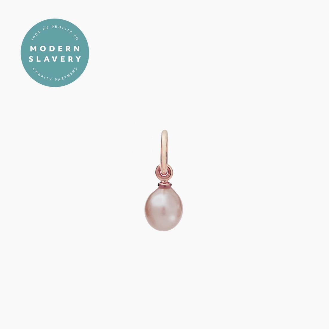 Hope Rose Gold Pearl Popon