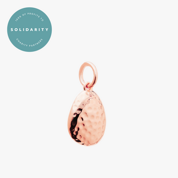 Rose Gold Pebble Hammered (dimpled)