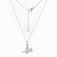 Sterling Silver Dove Popon