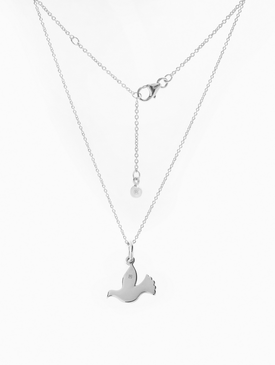 Sterling Silver Dove Popon